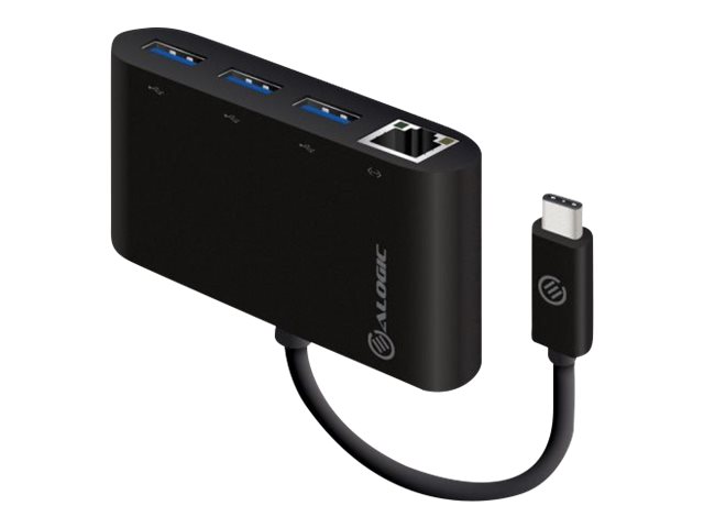 USB-C TO GIGABIT ETHERNET USB 3.0 SUPERSPEED 3 PORT USB