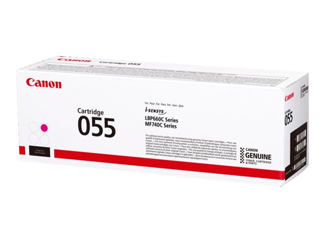 Canon 055 - Magenta - original - toner cartridge - for Color imageCLASS MF743, imageCLASS LBP664, MF745, i-SENSYS MF742, MF744, Satera LBP662