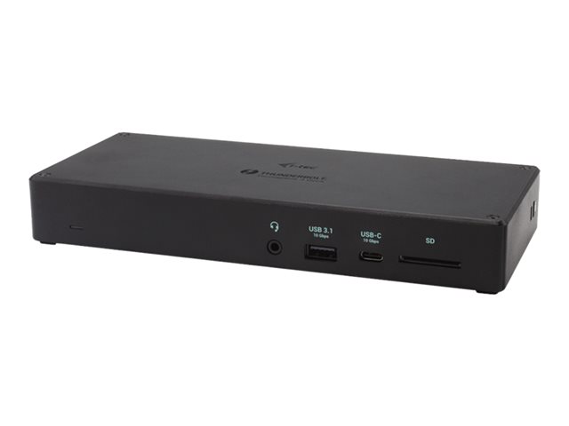 i-Tec Thunderbolt 3 3x Display Docking Station + Power Delivery 96W - docking station - USB-C 3.1 / Thunderbolt 3 - HDMI, DP - 1GbE