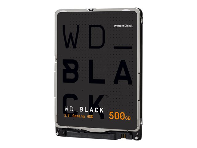 WD Black WD5000LPSX - Hard drive - 500 GB - internal - 2.5" - SATA 6Gb/s - 7200 rpm - buffer: 64 MB