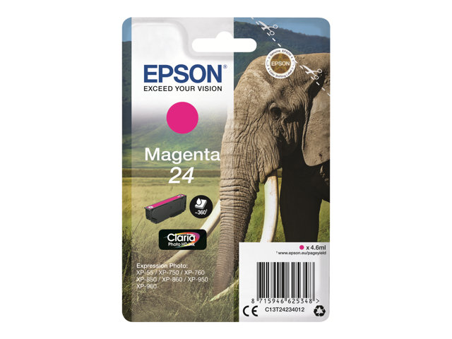 Epson 24 - magenta - original - ink cartridge