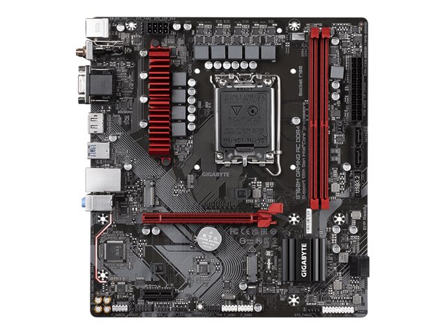 Gigabyte B760M GAMING AC DDR4 - 1.X - motherboard - micro ATX - LGA1700 Socket - B760
