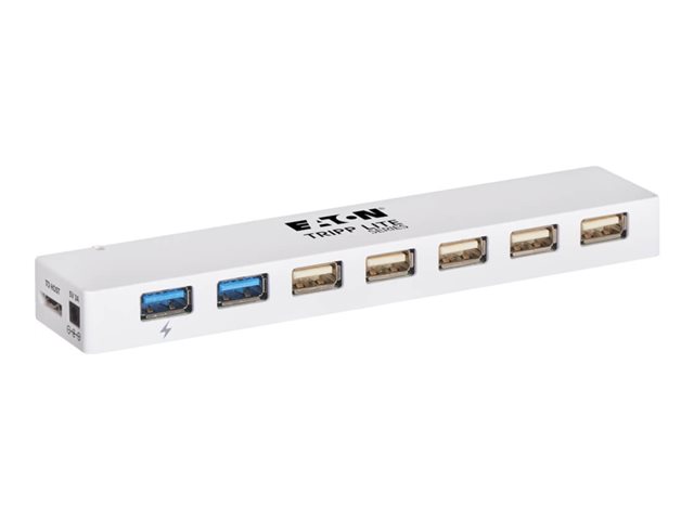 Eaton Tripp Lite series 7-Port USB 3.0 / USB 2.0 Combo Hub - USB Charging, 2 USB 3.0 & 5 USB 2.0 Ports - hub - 7 ports