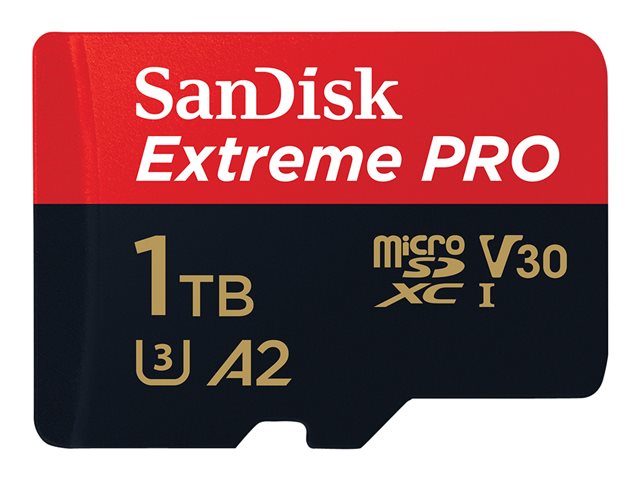 SanDisk Extreme Pro - flash memory card - 1 TB - microSDXC UHS-I