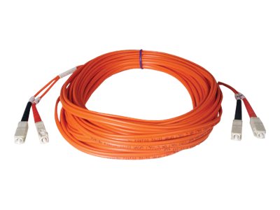 Eaton Tripp Lite Series Duplex Multimode 50/125 Fiber Patch Cable (SC/SC), 15M (50 ft.) - patch cable - 15 m - orange