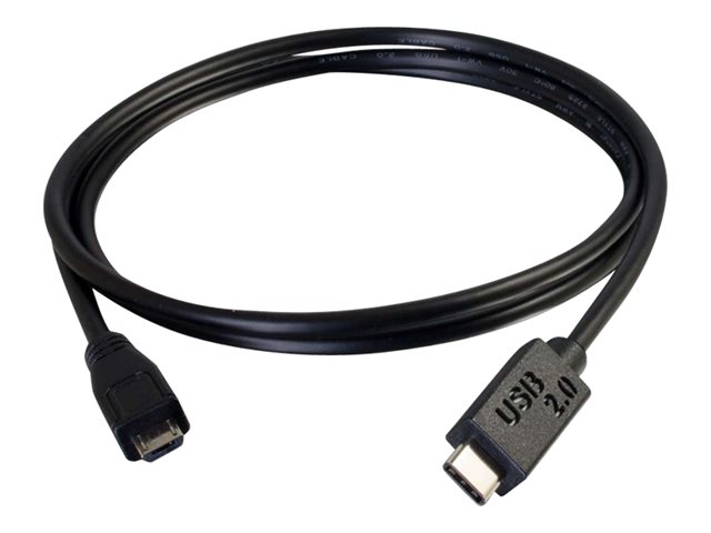 C2G 3m USB 2.0 USB Type C to USB Mini B Cable M/M - USB C Cable Black - USB-C cable - mini-USB Type B to 24 pin USB-C - 3 m
