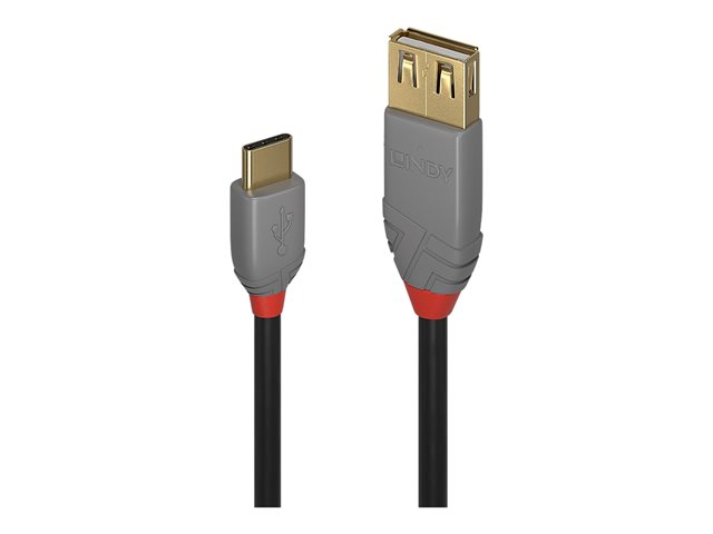 0.15M USB 2.0 TYPE C TO A ADAPTER CABLE ANTHRA LIN