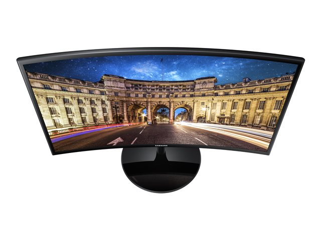 Samsung C24F390FHR - CF39 Series - LED monitor - curved - Full HD (1080p) - 24"
