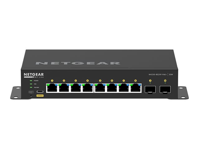 NETGEAR AV Line M4250-8G2XF-PoE+ - switch - 10 ports - Managed
