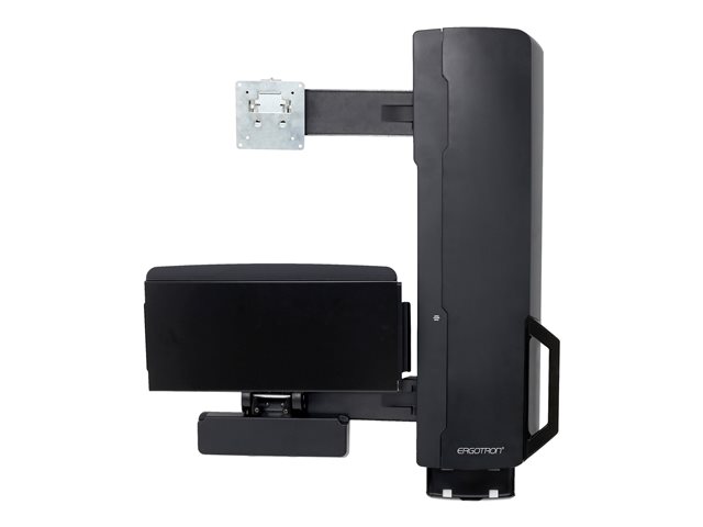 Ergotron StyleView Sit-Stand Vertical Lift, High Traffic Area - Wall mount for LCD display / keyboard / mouse - black - screen size: 24"