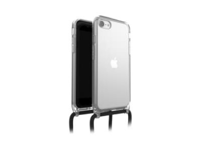 OtterBox React Series - Back cover for mobile phone - shock-resistant, with detachable rope, necklace - clear - for Apple iPhone 7, 8, SE (2nd generation), SE (3rd generation)