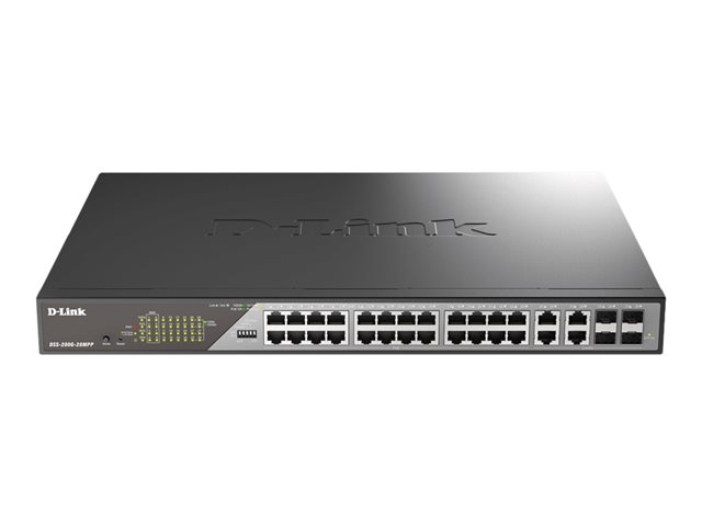 D-Link DSS 200G-10MP - switch - 8 ports - Managed - rack-mountable