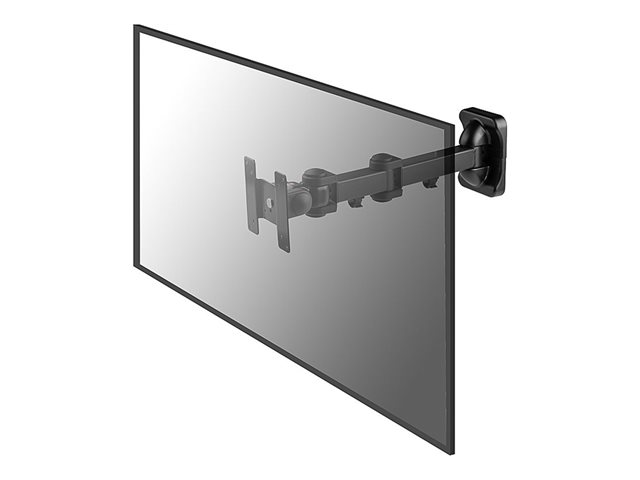 MULTI JOINT BLACK WALL MOUNT SUPPORTS UP TO 10KG