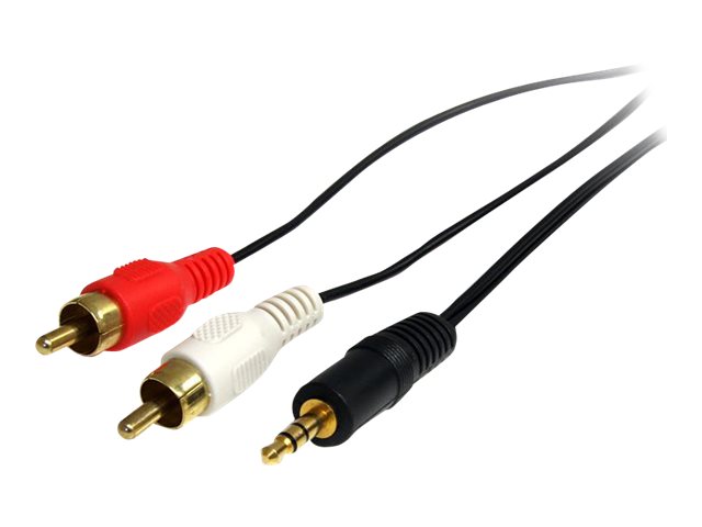 StarTech.com 3.5mm to RCA Cable - 6 ft / 1.8m - RCA Audio Cable - Headphone to RCA Cable - Audio to RCA Cable (MU6MMRCA) - audio cable - 1.83 m