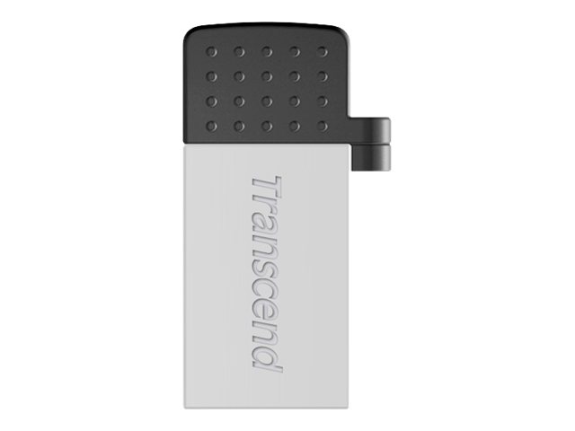 Transcend JetFlash Mobile 380 - USB flash drive - 32 GB - USB 2.0 - silver