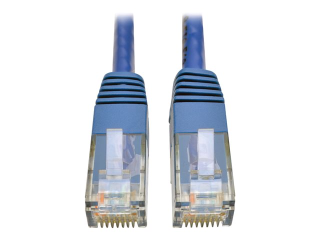 Eaton Tripp Lite Series Cat6 Gigabit Molded (UTP) Ethernet Cable (RJ45 M/M), PoE, Blue, 14 ft. (4.27 m) - patch cable - 4.27 m - blue