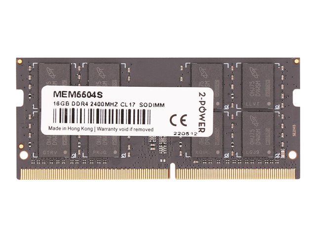 16GB DDR4 2400MHz CL17 SODIMM