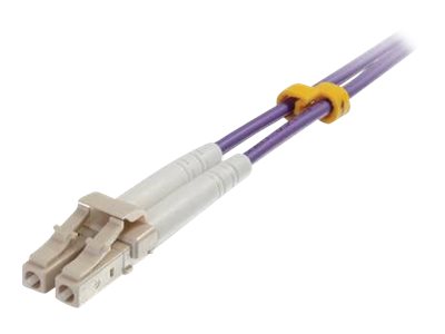 C2G 1m LC/LC OM4 LSZH Fibre Patch - Purple - Patch cable - LC multi-mode (M) to LC multi-mode (M) - 1 m - 1 m - fibre optic - duplex - 50 / 125 micron - OM4 - purple