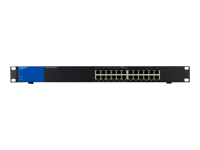 Linksys Business LGS124P - switch - 24 ports - unmanaged - rack-mountable