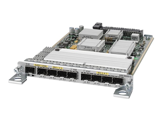 Cisco Interface Module - Expansion module - Gigabit SFP x 8 + 10 Gigabit SFP+ x 1 - for ASR 903