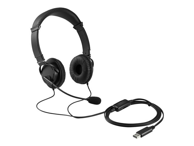 Kensington USB Hi-Fi Headphones - headphones with mic