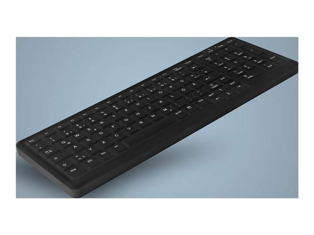 Active Key MedicalKey AK-C7000 - Keyboard - sanitisable, compact, hygiene, with numpad - USB - QWERTY - UK - black