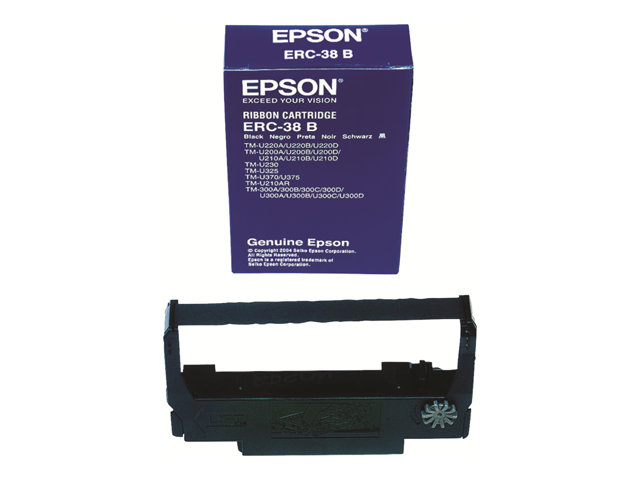 Epson ERC 38B - Print ribbon - 1 x black