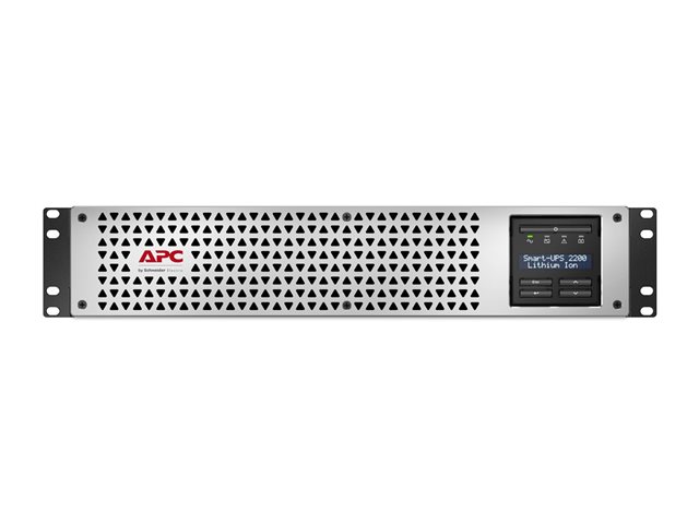 APC Smart-UPS Lithium Ion - UPS - line interactive, 8x IEC C13, 1x IEC C19, SmartConnect+SmartSlot, AVR, LCD, with network management card - 1980 Watt - 2200 VA