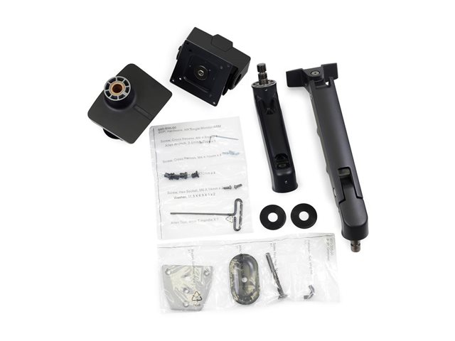 Ergotron HX - Mounting kit (articulating arm) - Constant Force Technology - for curved LCD display - for extreme-depth curved screens - matte black - screen size: up to 57" - desk-mountable