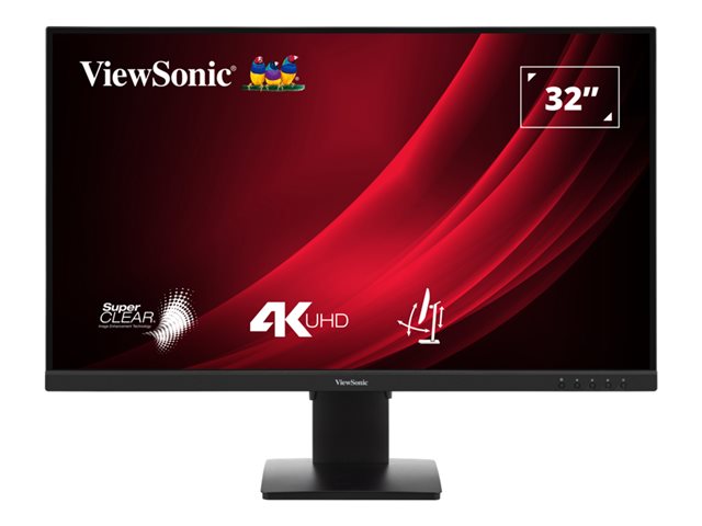 ViewSonic VG3208-4K - LED monitor - 32" (31.5" viewable) - 3840 x 2160 4K @ 60 Hz - VA - 300 cd/m² - 3000:1 - HDR10 - 4 ms - 2xHDMI, DisplayPort