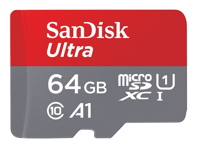 SanDisk Ultra - flash memory card - 64 GB - microSDXC UHS-I