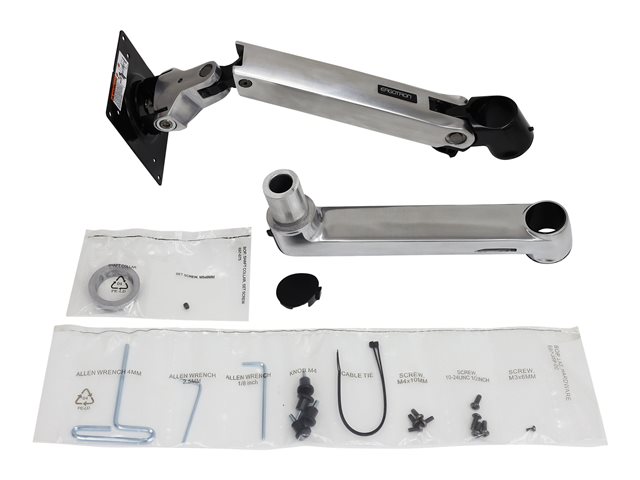 Ergotron LX Extension and Collar Kit - Mounting component (articulating arm, pole clamp, installation hardware) for LCD display - screen size: up to 32"
