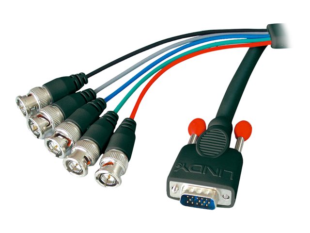 1.8M 5 X BNC S-VGA MONITO CABLE 15WHDP/BNCPX5