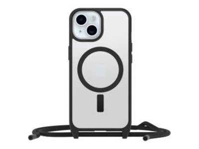 OtterBox React Series - Back cover for mobile phone - necklace - MagSafe compatibility - black crystal