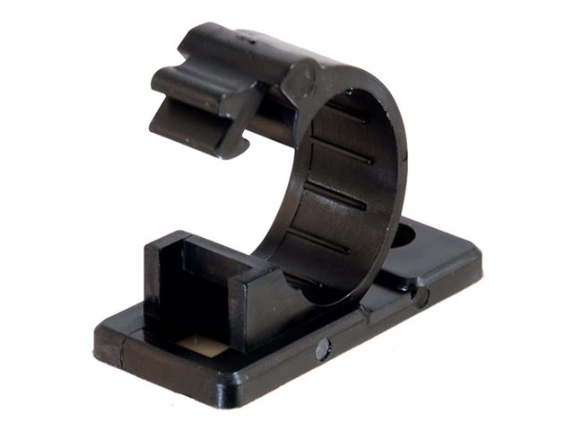C2G - Cable clips - black (pack of 50)