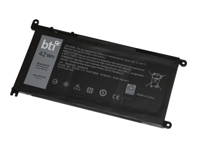 BTI - laptop battery - industrial rechargeable battery, 11.4V - Li-pol - 3680 mAh - 42 Wh
