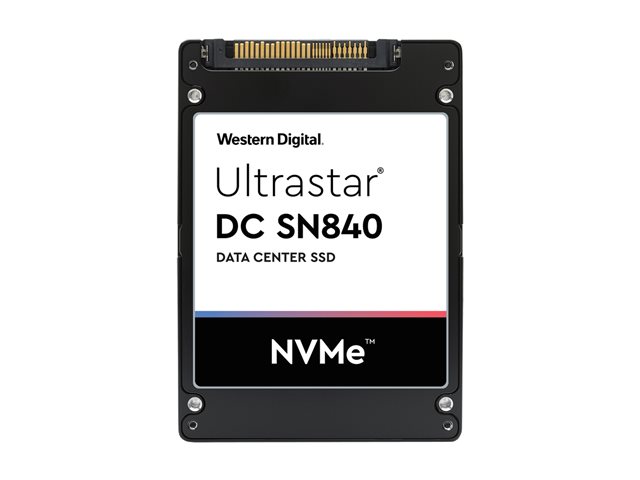 WD Ultrastar DC SN840 WUS4BA1A1DSP3X1 - SSD - 15360 GB - internal - 2.5" - U.2 PCIe 3.1 x4 (NVMe)