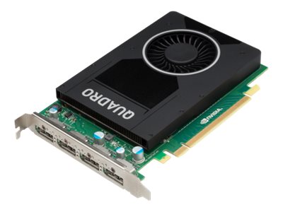 NVIDIA Quadro - Graphics card - Quadro M2000 - 4 GB GDDR5 - PCIe 3.0 x16 - 4 x DisplayPort - for ProLiant ML110 Gen9, ML110 Gen9 Base, ML110 Gen9 Entry