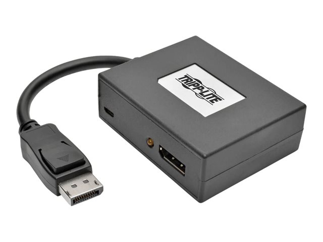 Tripp Lite 2-Port DisplayPort 1.2 Multi-Stream Transport (MST) Hub 4K x 2K - video/audio splitter - 2 ports - TAA Compliant