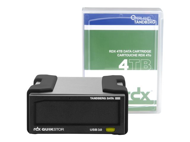 RDX Ext Drive Kit 4TB Inc Win Backup