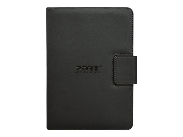 PORT MUSKOKA - Protective cover for tablet - polyurethane leather - black