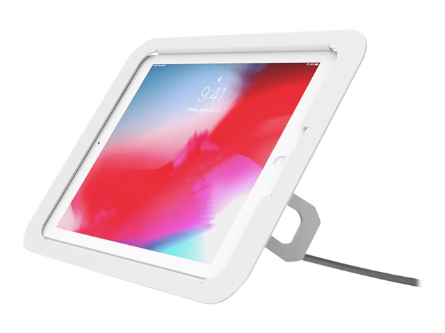 Compulocks iPad 10.2" Lock and Security Case Bundle with Combination Cable Lock - Back cover for tablet - aluminium - white - 10.2" - for Apple 10.2-inch iPad (7th generation, 8th generation, 9th generation)