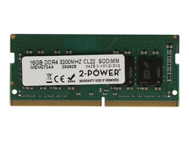 16GB DDR4 3200MHz CL22 SODIMM