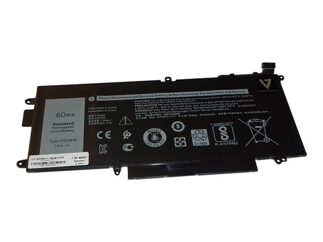V7 D-N18GG-V7E - laptop battery - Li-Ion - 7894 mAh - 60 Wh