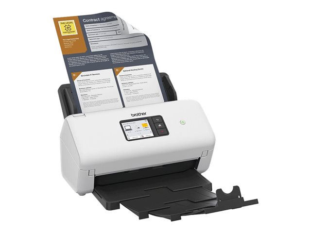 Brother ADS-4500W - document scanner - desktop - USB 3.0, Gigabit LAN, Wi-Fi(n), USB 2.0 (Host)