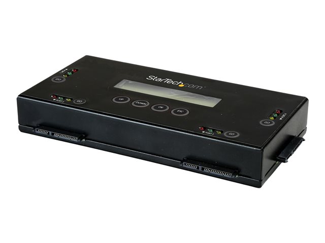 StarTech.com 4 Bay SSD/HDD Hard Drive Eraser, 2.5" & 3.5" SATA, Hostless Standalone Secure Erase External Disk Sanitizer, 9 Erase Modes, RS232 Printer Port, NIST/DOD & TAA Compliant - Built-in LCD Display (SATERASER4) - hard drive eraser