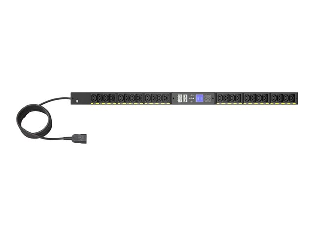 Eaton G4 - Power distribution unit (rack-mountable) - AC 200-240 V - 3.7 kW - 1-phase - Ethernet 10/100/1000 - input: IEC 60320 C20 16A - output connectors: 24 (12 x IEC 60320 C13, 12 x IEC 60320 C39) - 0U - 3 m cord - black