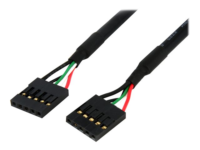 StarTech.com 24in Internal 5 pin USB IDC Motherboard Header Cable F/F - USB cable - 5 pin IDC (F) to 5 pin IDC (F) - USB 2.0 - 2 ft - black - USBINT5PIN24 - USB cable - 5 pin IDC (F) to 5 pin IDC (F) - USB 2.0 - 60.7 cm - black