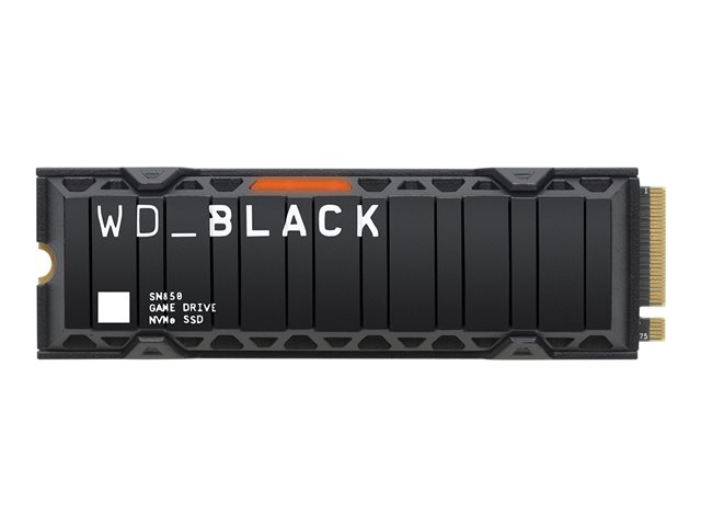 WD Black SN850 NVMe SSD WDS100T1XHE - SSD - 1 TB - PCIe 4.0 x4 (NVMe)