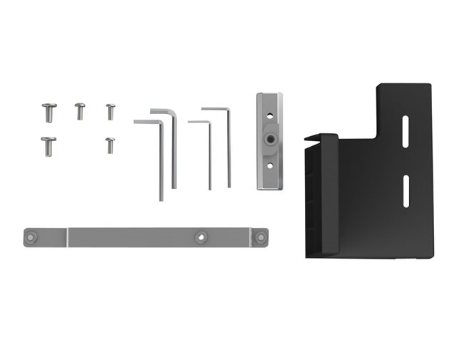 Ergotron CareFit - Mounting component (vertical bracket) - for barcode scanner - medical - matte black - enclosure - for P/N: 61-367-030, 61-367-060